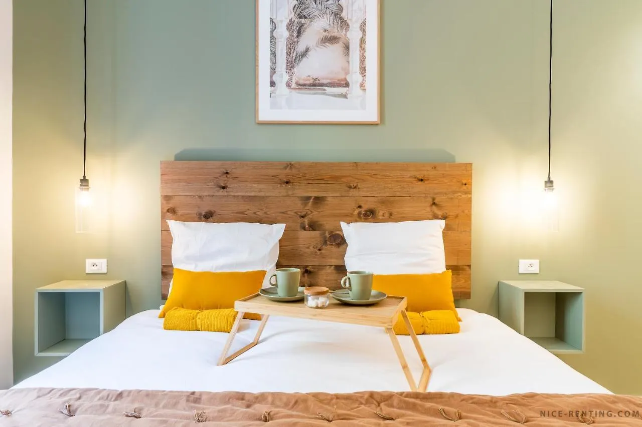 Appartement Nice Renting - Bavastro - Luxurious Loft - 2 Bedroom - Ac - Balcony - Trendy Neighborhood France
